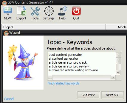 آموزش GSA Content Generator